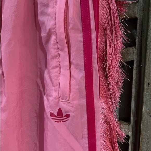 Adidas Originals Pink Fringe Pants RARE M - Picture 3 of 5